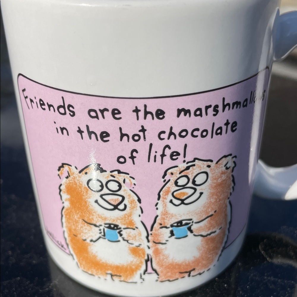 Vintage Hallmark Shoebox Greetings Friends ....Mug
